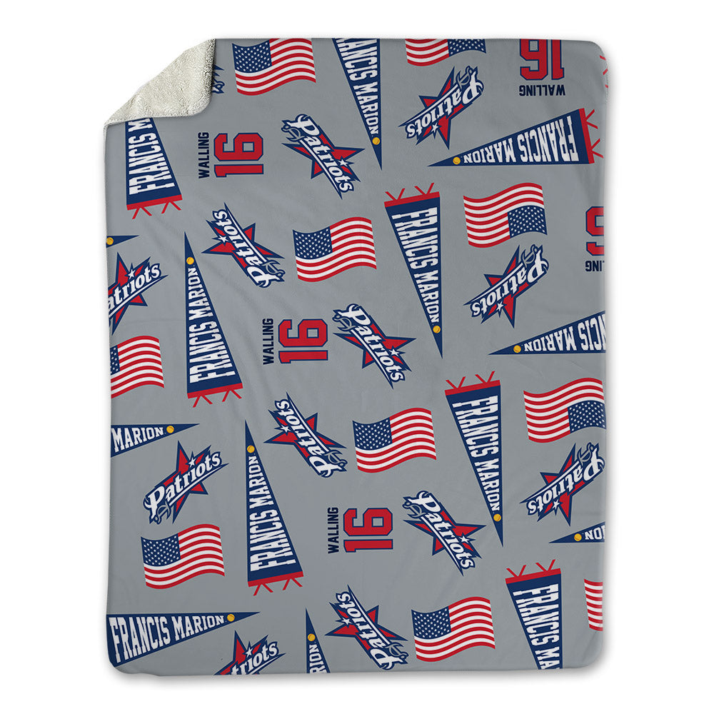 Francis Marion - NCAA Softball : Jenna Walling - USA Blanket-0