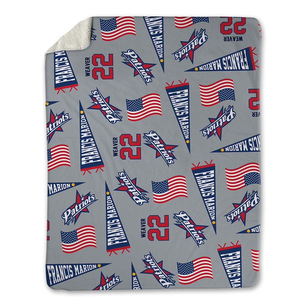 Francis Marion - NCAA Softball : Sydney Weaver - USA Blanket-0