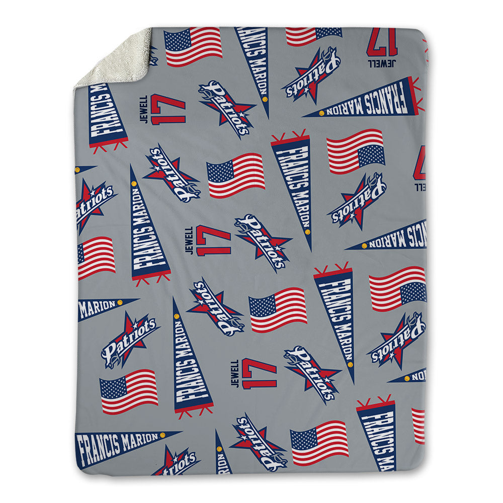 Francis Marion - NCAA Softball : McKenzie Jewell - USA Blanket-0