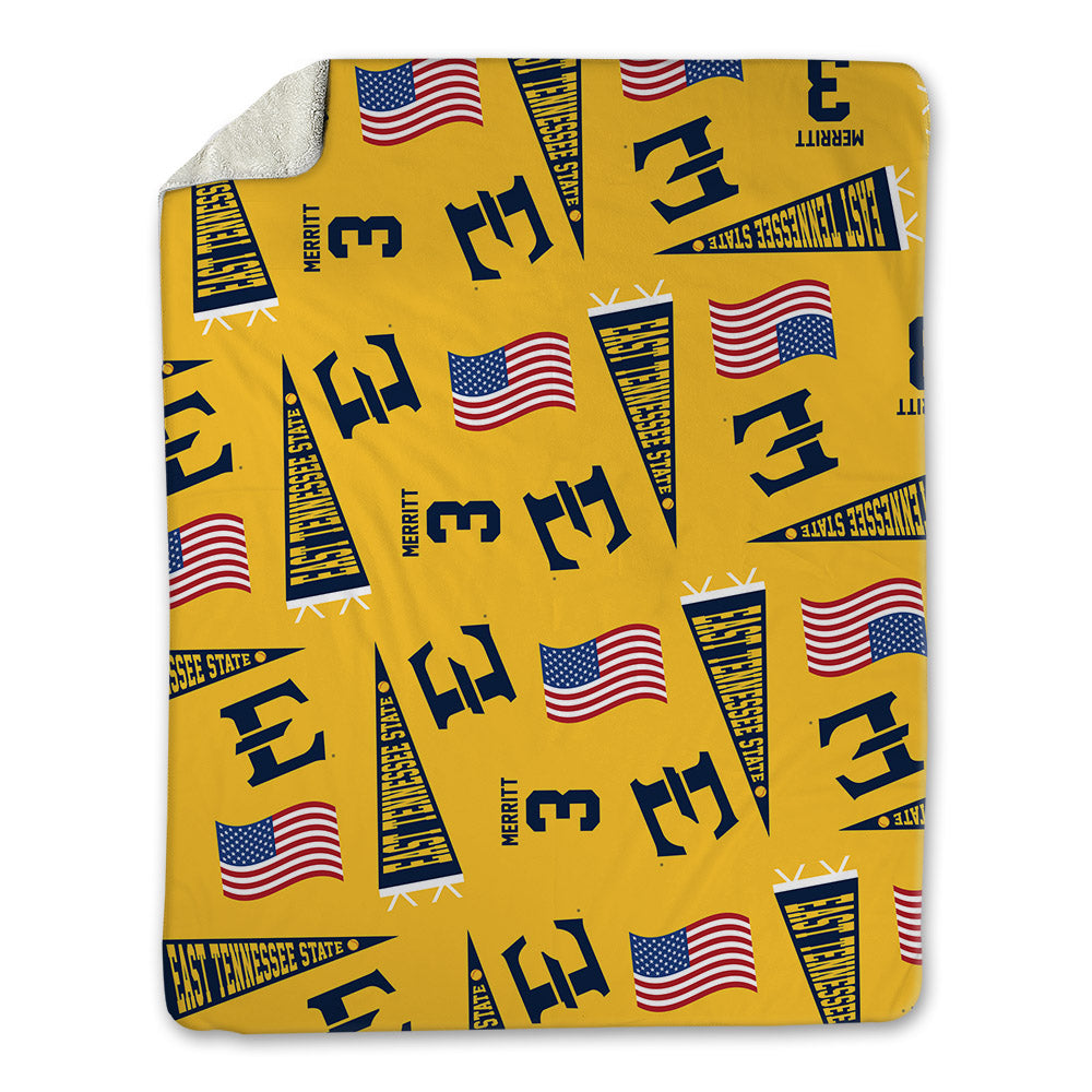 East Tennessee State - NCAA Softball : addison merritt - USA Blanket-0