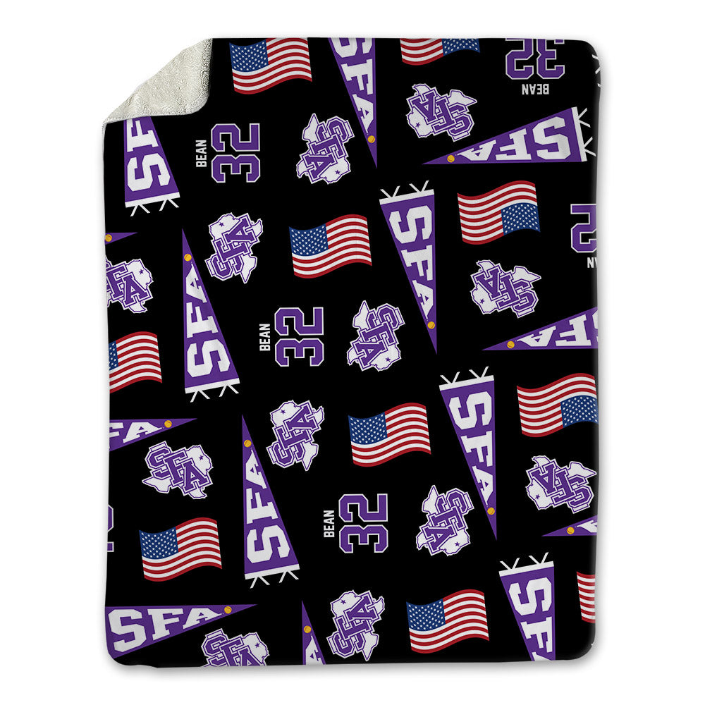 SFA - NCAA Softball : Lilly Bean - USA Blanket-0