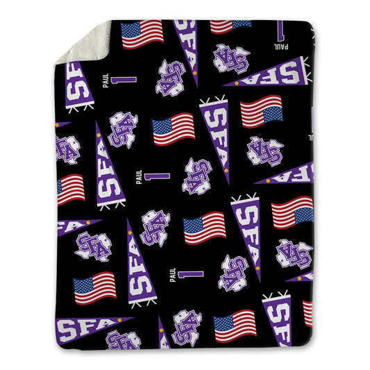 SFA - NCAA Softball : Kaylee Paul - USA Blanket-0
