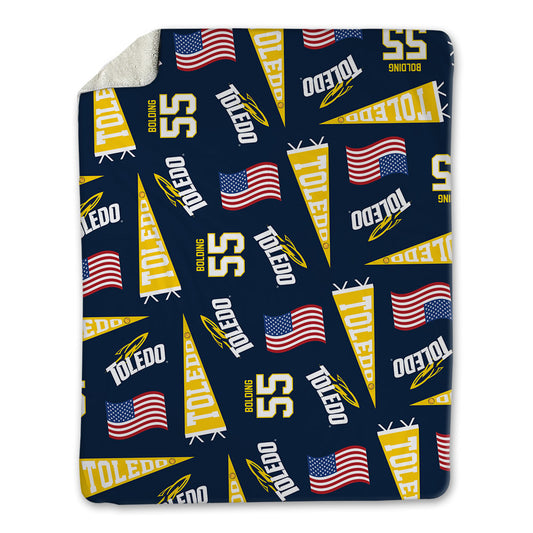 Toledo - NCAA Softball : Samantha Bolding - USA Blanket-0