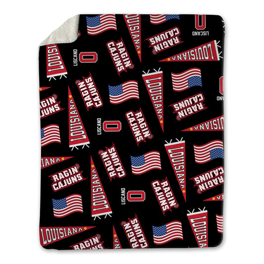 Louisiana - NCAA Softball : Mia Liscano - USA Blanket-0