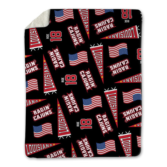 Louisiana - NCAA Softball : Samantha Roe - USA Blanket-0