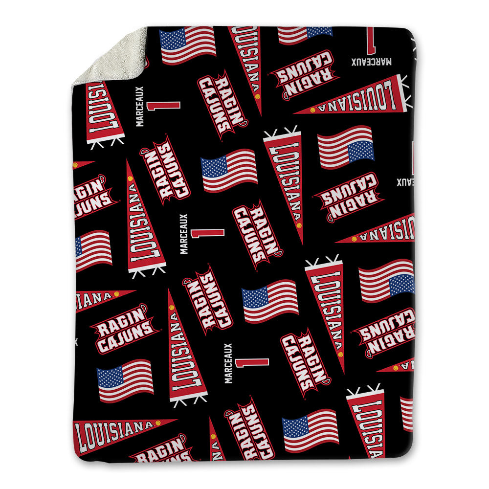 Louisiana - NCAA Softball : Kennedy Marceaux - USA Blanket-0