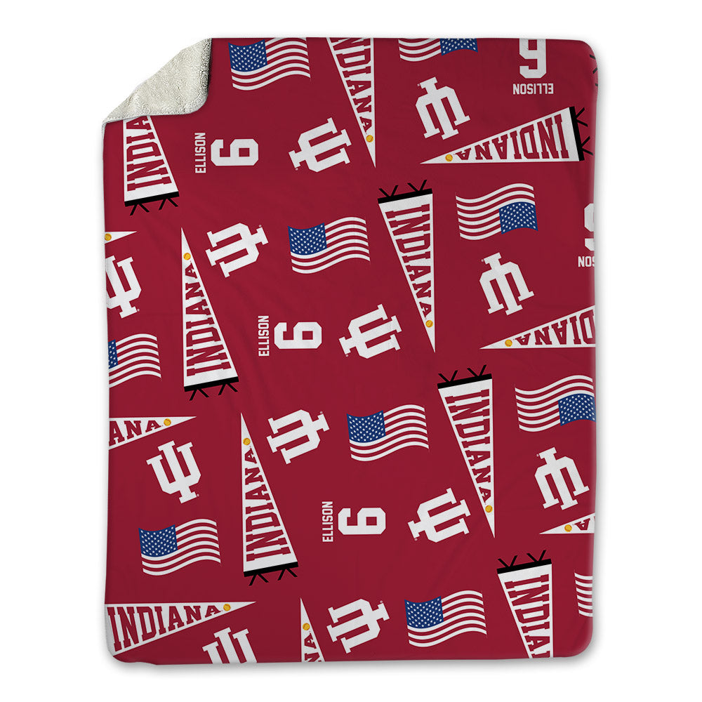 Indiana - NCAA Softball : Jada ELLISON - USA Blanket-0