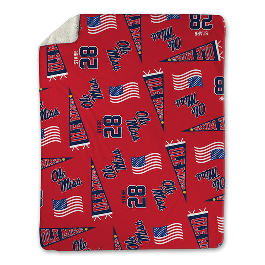 Ole Miss - NCAA Softball : Ryan Starr - USA Blanket-0