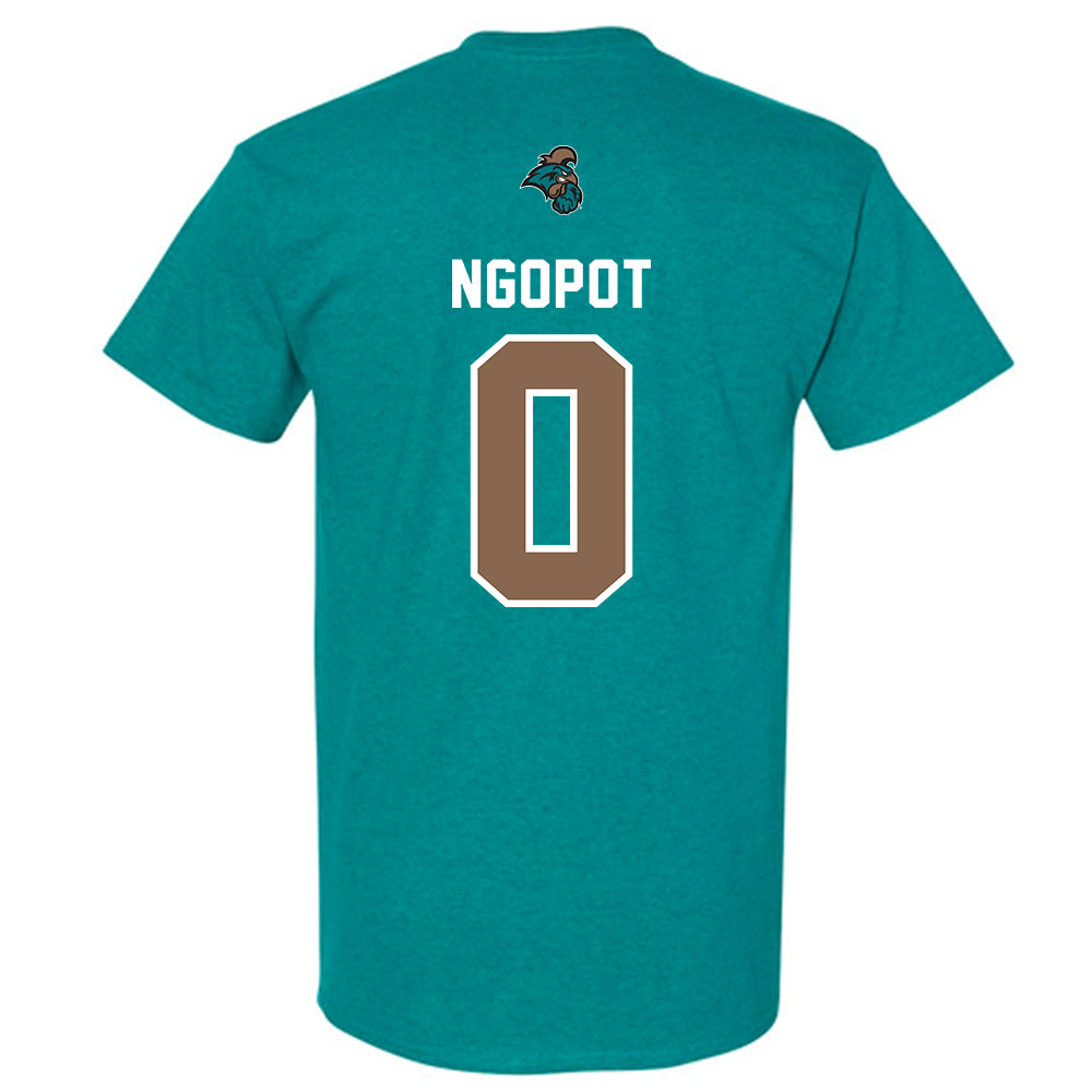 Coastal Carolina - NCAA Men's Basketball : Jerry Ngopot - T-Shirt-1