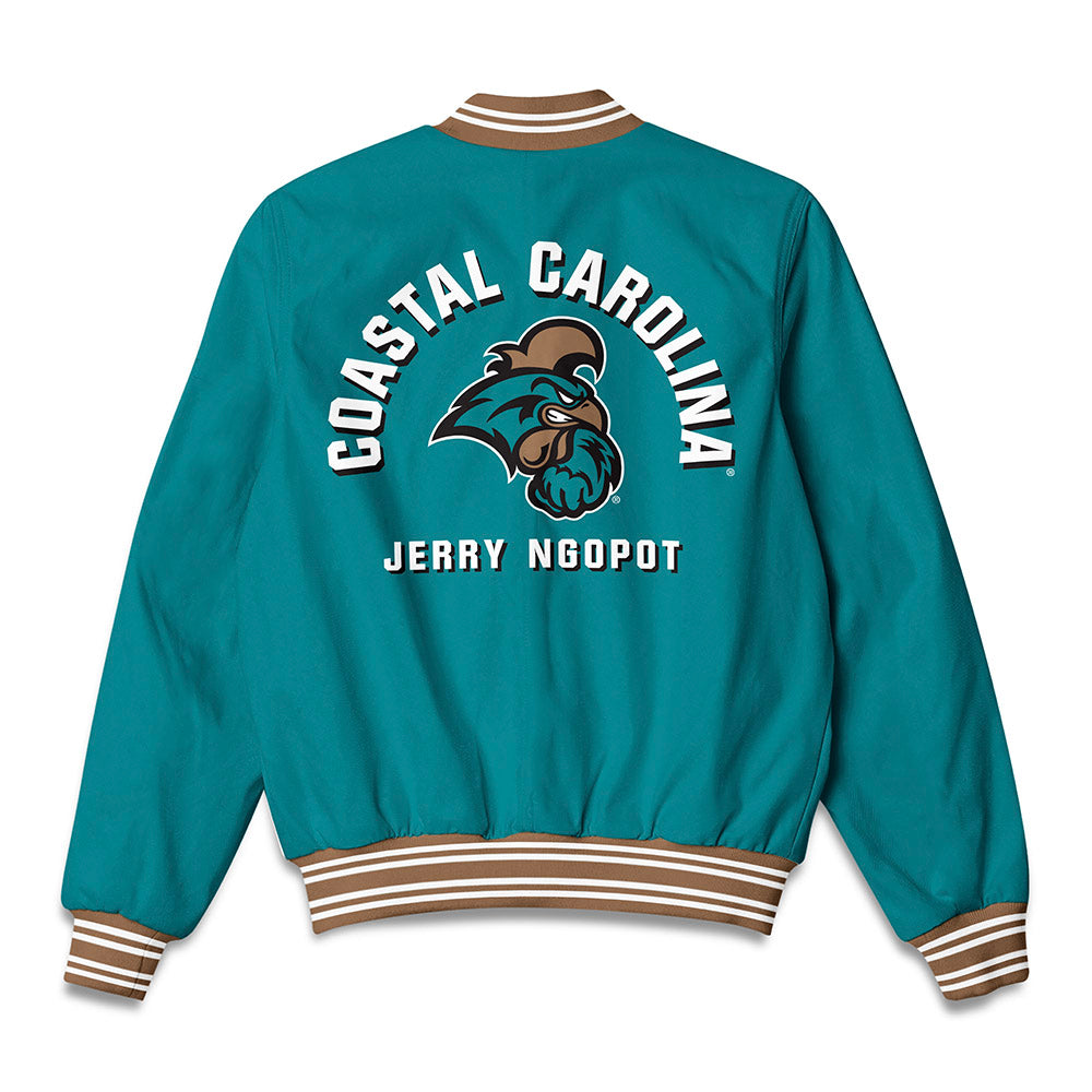 Coastal Carolina - NCAA Men's Basketball : Jerry Ngopot - Bomber Jacket-1