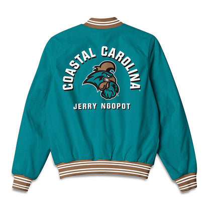 Coastal Carolina - NCAA Men's Basketball : Jerry Ngopot - Bomber Jacket-1