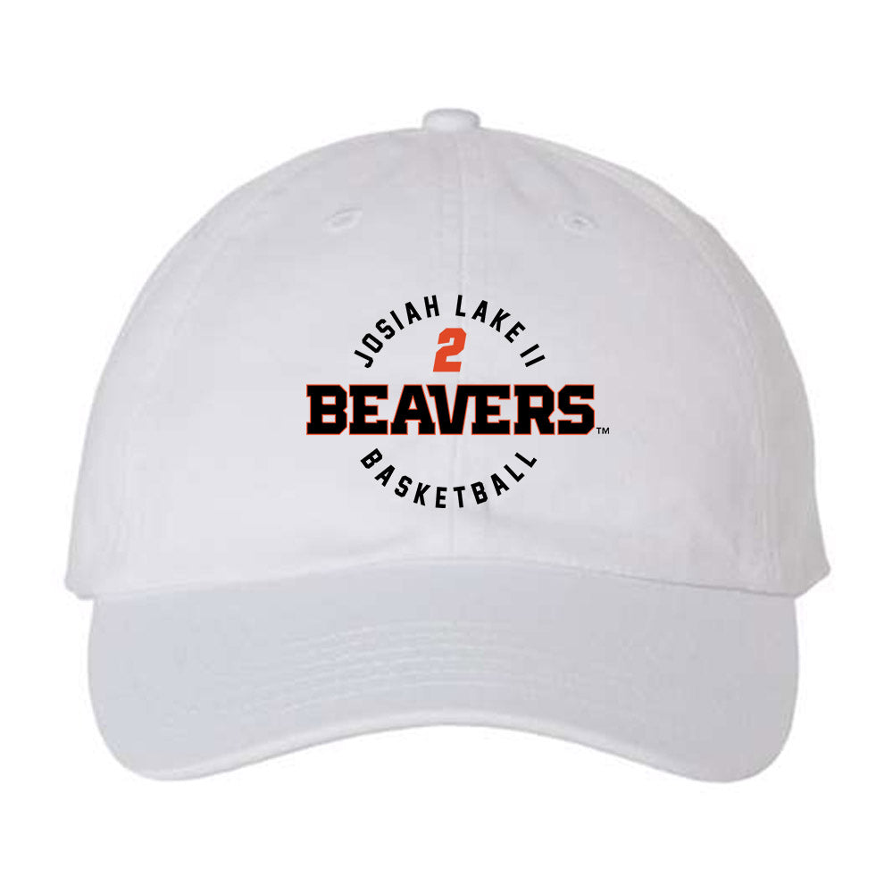 Oregon State - NCAA Men's Basketball : Josiah Lake II - Dad Hat-0