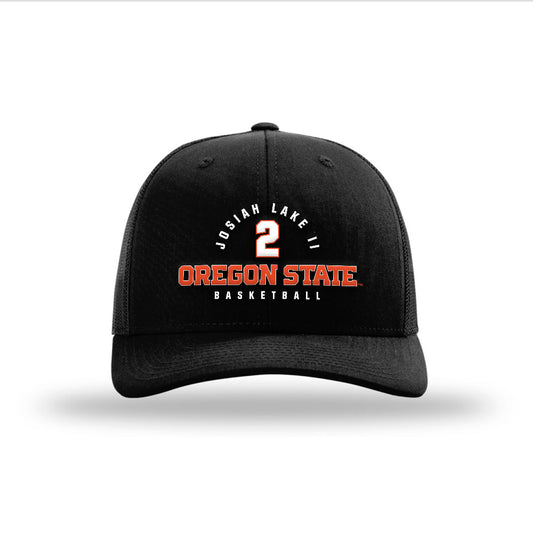 Oregon State - NCAA Men's Basketball : Josiah Lake II - Snapback Trucker Hat-0