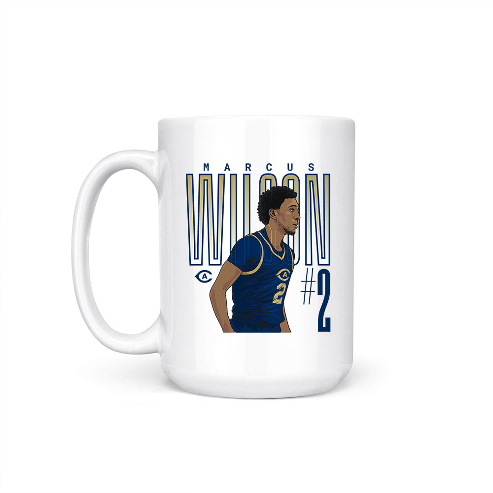 UC Davis - NCAA Men's Basketball : Marcus Wilson - Coffee Mug-1