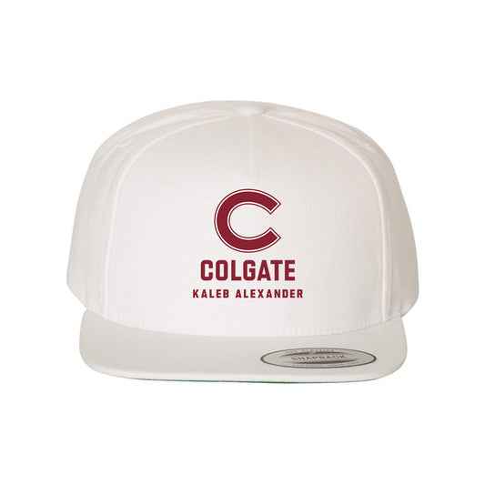 Colgate - NCAA Football : Kaleb Alexander - Snapback Hat-0