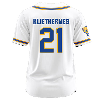 Pittsburgh - NCAA Softball : Mia Kliethermes - White Jersey-1