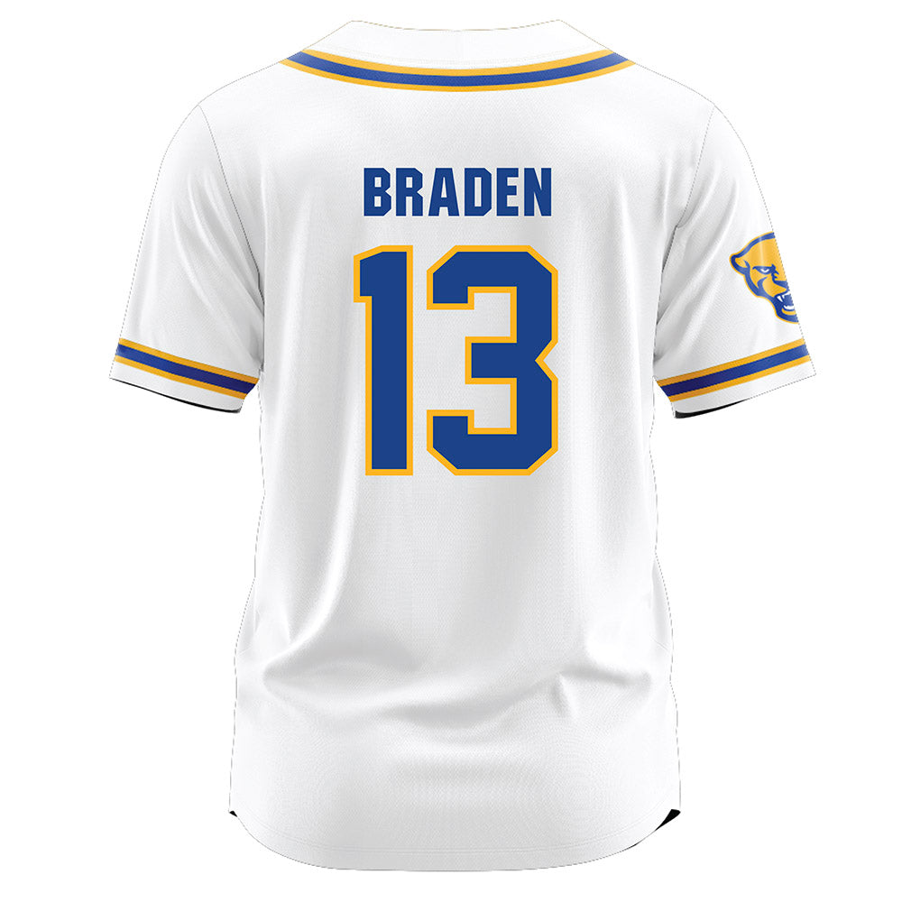 Pittsburgh - NCAA Softball : Ahmari Braden - White Jersey-1