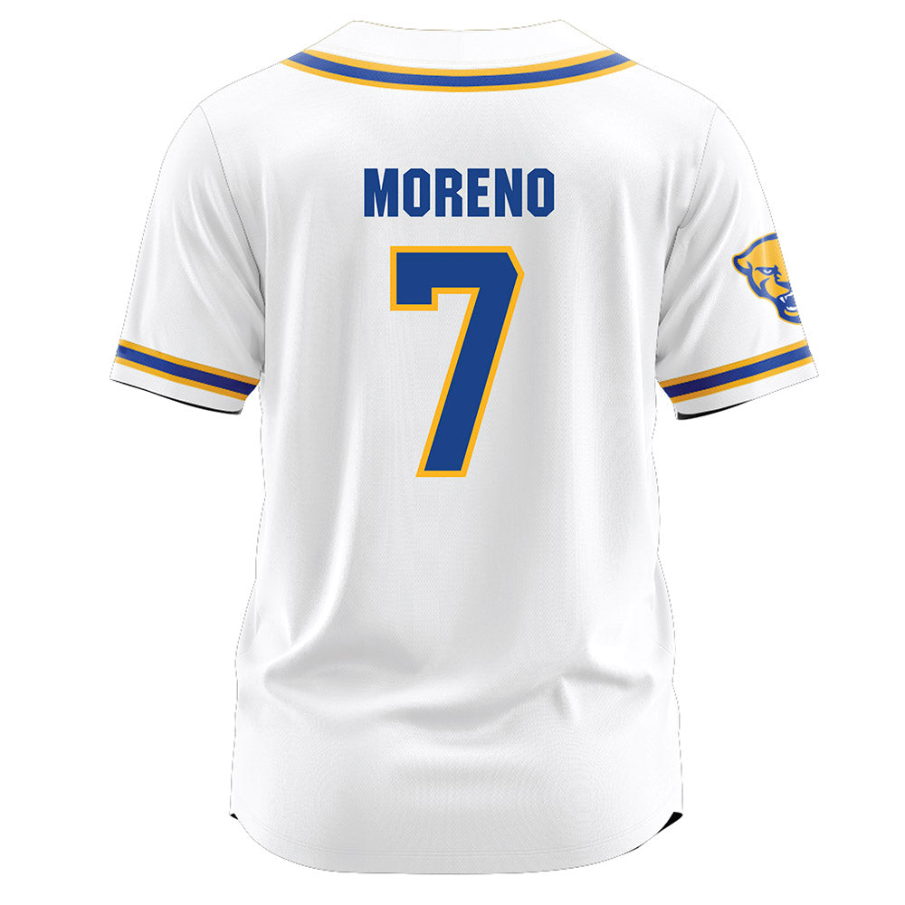 Pittsburgh - NCAA Softball : Luci Moreno - White Jersey-1