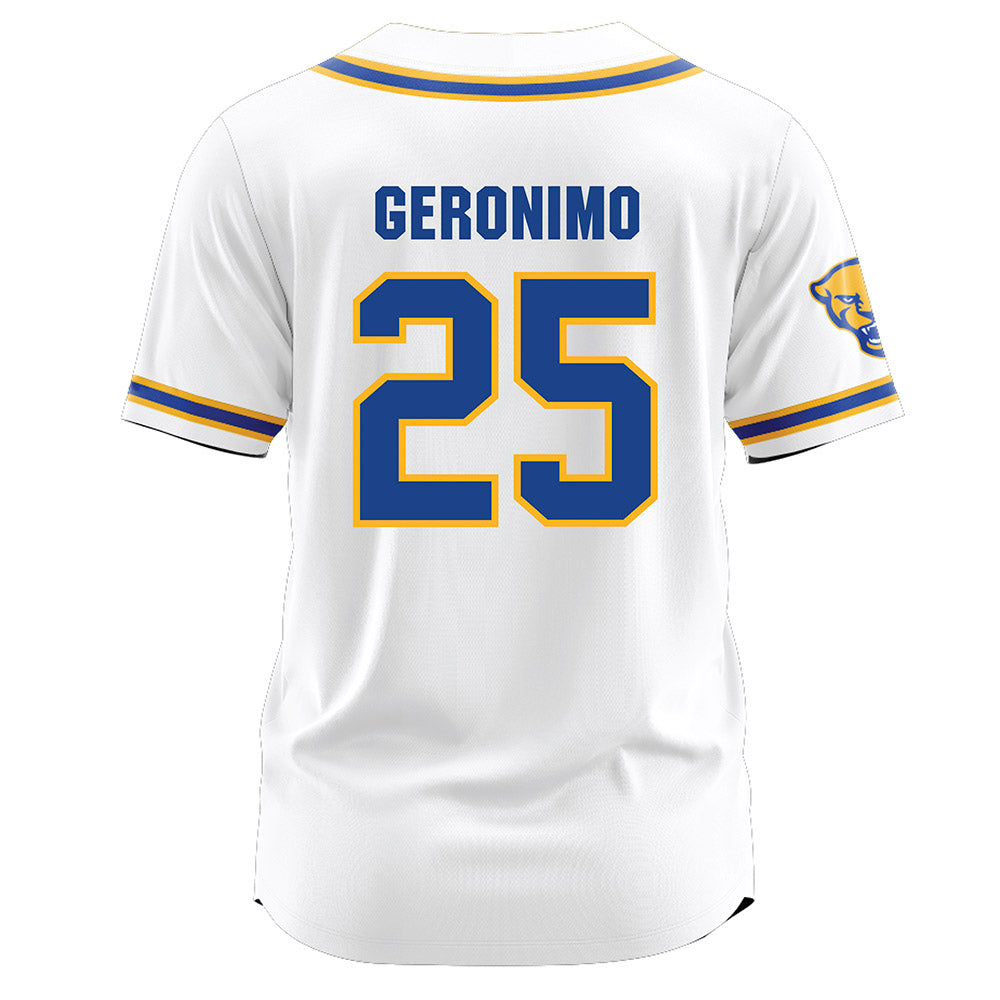 Pittsburgh - NCAA Softball : Cyara Geronimo - White Jersey-1