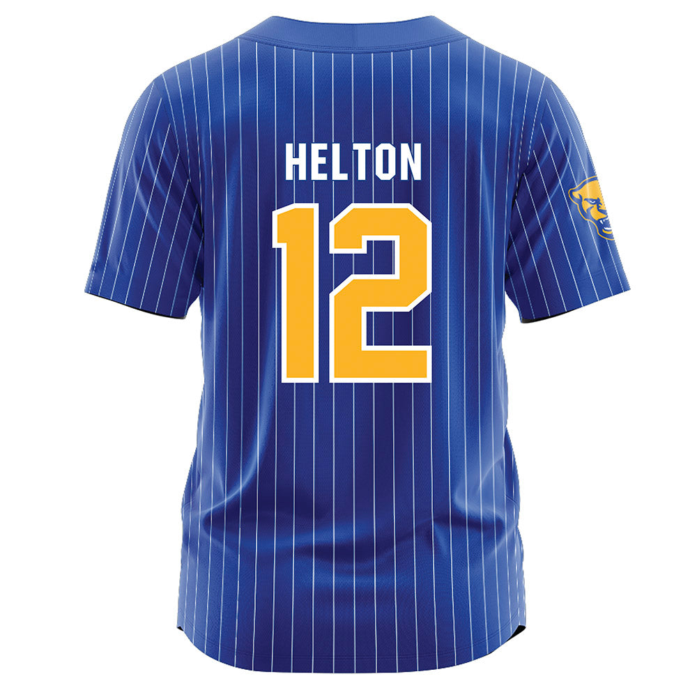 Pittsburgh - NCAA Softball : Gracie Helton - Blue Jersey-1