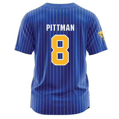 Pittsburgh - NCAA Softball : Kyra Pittman - Blue Jersey-1
