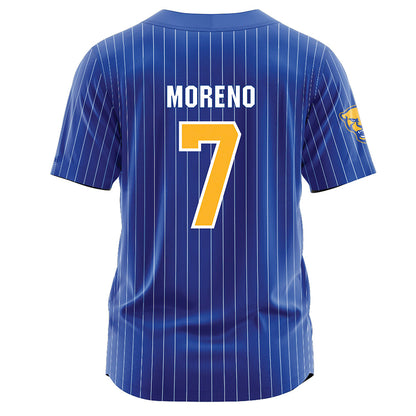 Pittsburgh - NCAA Softball : Luci Moreno - Blue Jersey-1