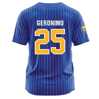 Pittsburgh - NCAA Softball : Cyara Geronimo - Blue Jersey-1