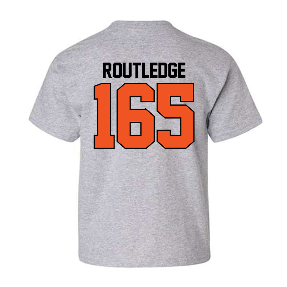 Oklahoma State - NCAA Wrestling : Kody Routledge - Sports Mom Youth T-Shirt-1