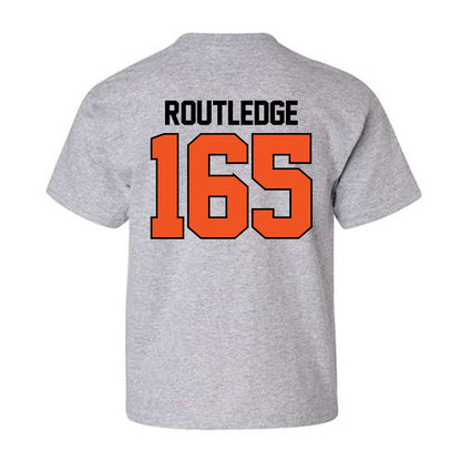 Oklahoma State - NCAA Wrestling : Kody Routledge - Sports Mom Youth T-Shirt-1