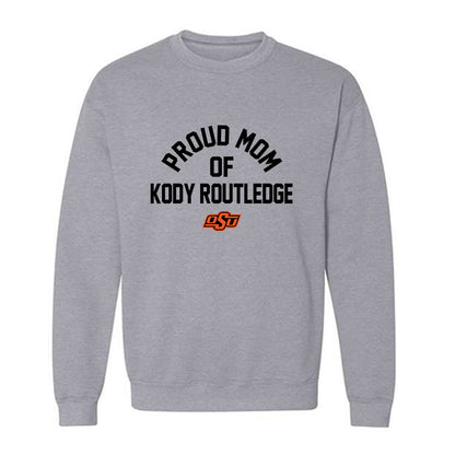 Oklahoma State - NCAA Wrestling : Kody Routledge - Sports Mom Crewneck Sweatshirt-0