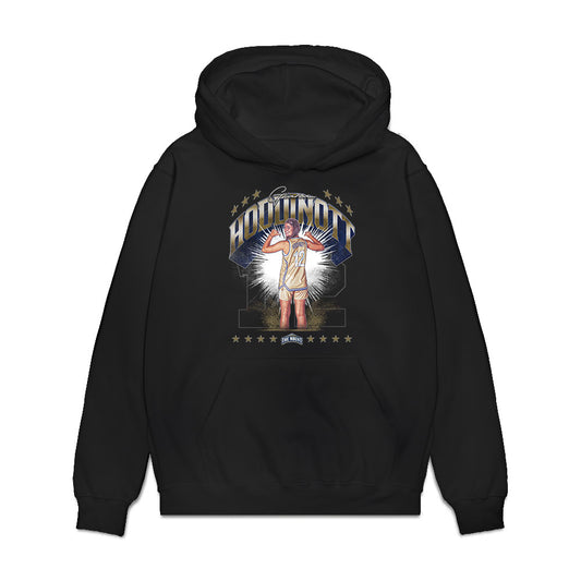 MSMU - NCAA Women's Basketball : Giana Hoddinott - Caricature Premium Hooded Sweatshirt-0