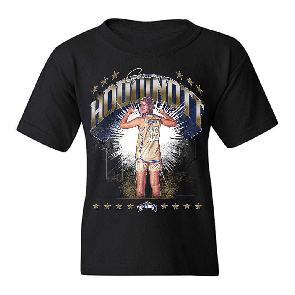 MSMU - NCAA Women's Basketball : Giana Hoddinott - Caricature Youth T-Shirt-0