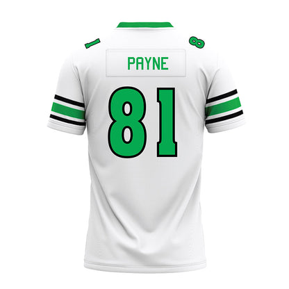 Marshall - NCAA Football : Toby Payne - White Premium Football Jersey-1
