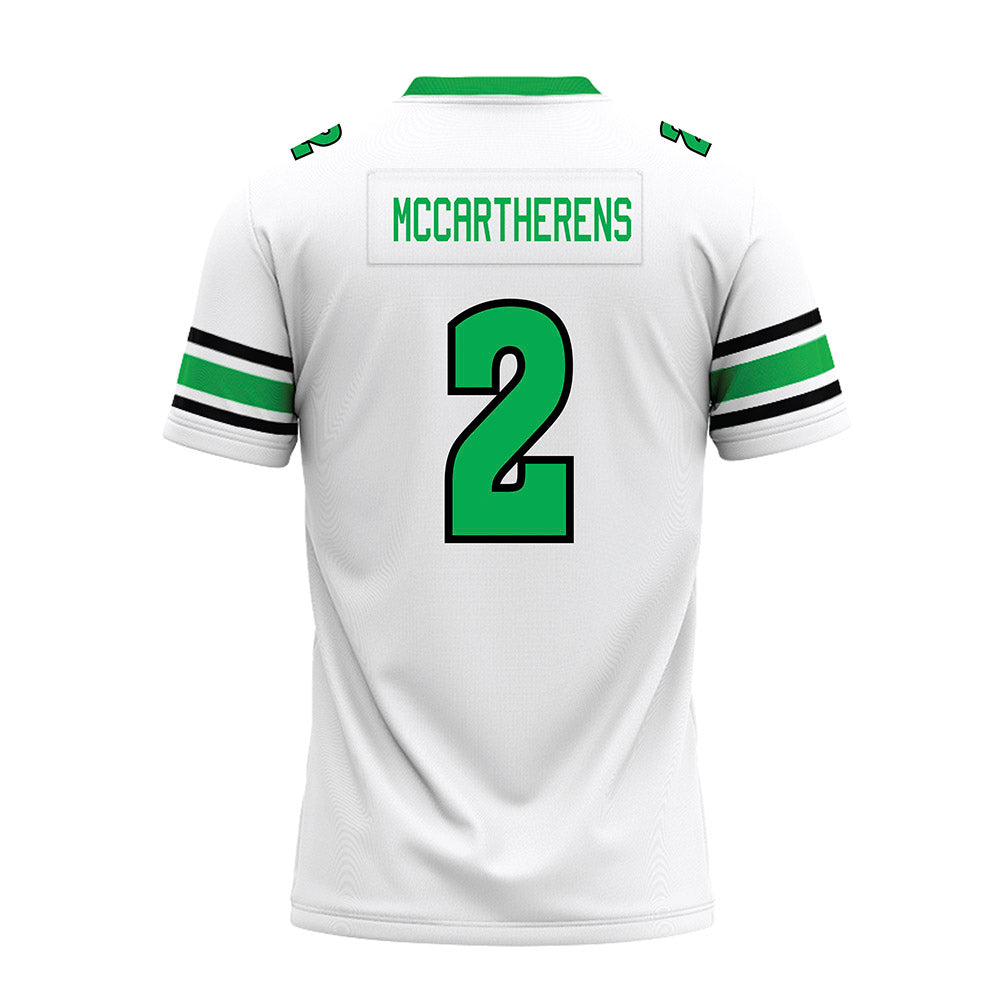 Marshall - NCAA Football : Charles McCartherens - White Premium Football Jersey-1