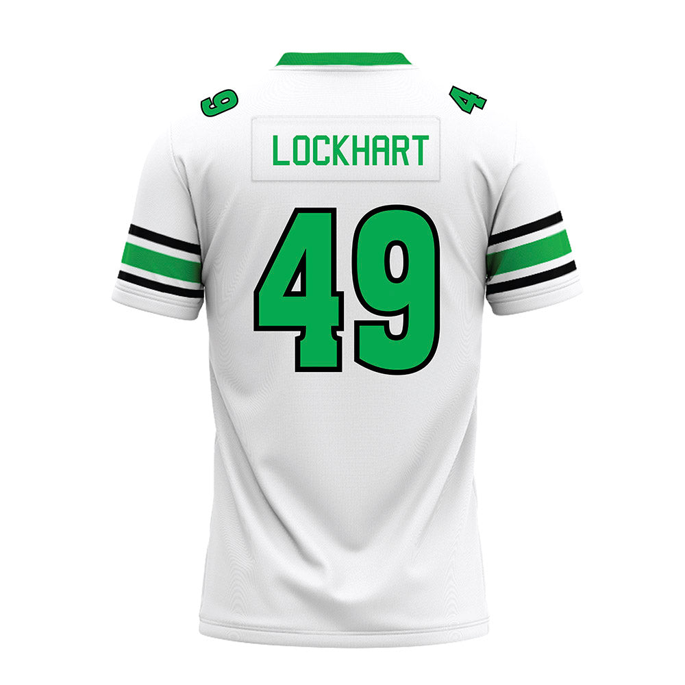 Marshall - NCAA Football : Mekhi Lockhart - White Premium Football Jersey-1