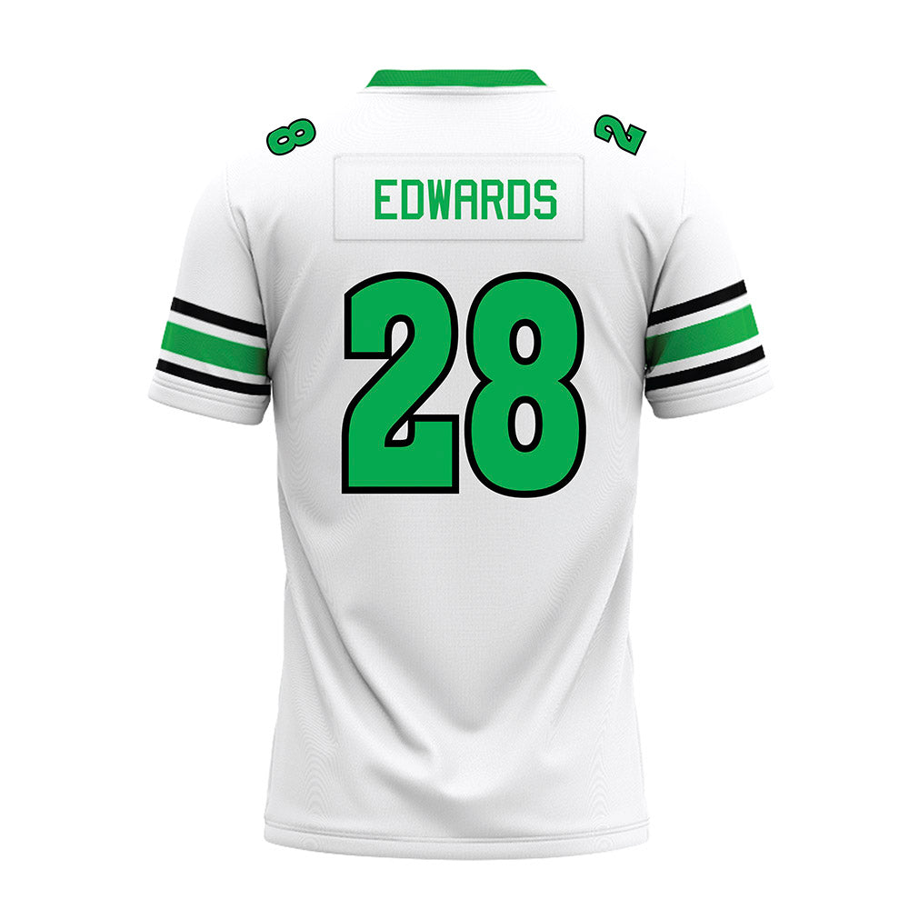 Marshall - NCAA Football : Aumad Edwards - White Premium Football Jersey-1