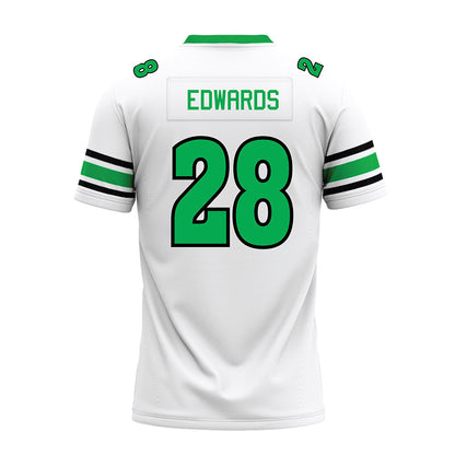Marshall - NCAA Football : Aumad Edwards - White Premium Football Jersey-1