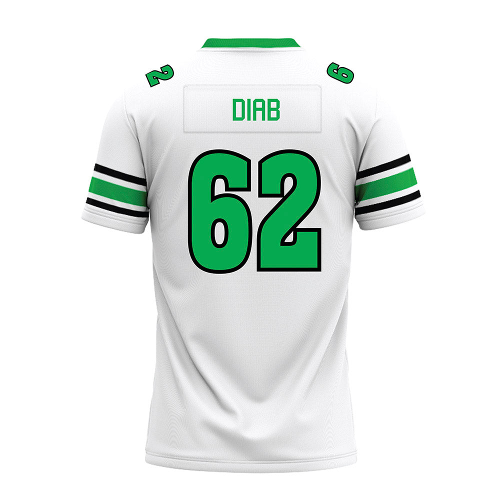 Marshall - NCAA Football : Marwan Diab - White Premium Football Jersey-1