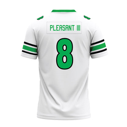 Marshall - NCAA Football : Eddie Pleasant III - White Premium Football Jersey-1