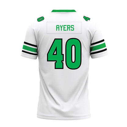 Marshall - NCAA Football : Ryan Ayers - White Premium Football Jersey-1