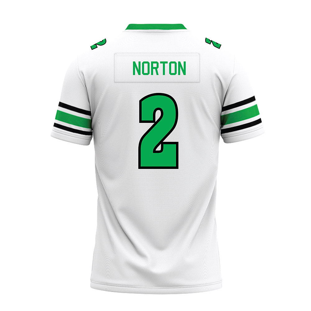 Marshall - NCAA Football : Adrian Norton - White Premium Football Jersey-1