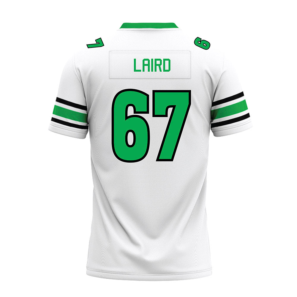 Marshall - NCAA Football : Jack Laird - White Premium Football Jersey-1