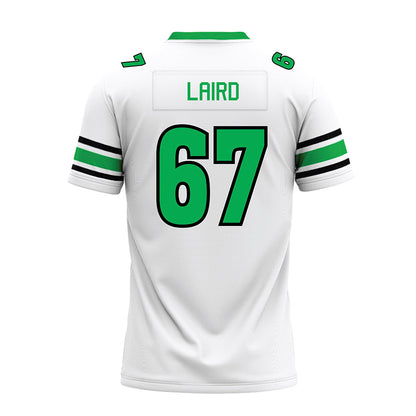 Marshall - NCAA Football : Jack Laird - White Premium Football Jersey-1