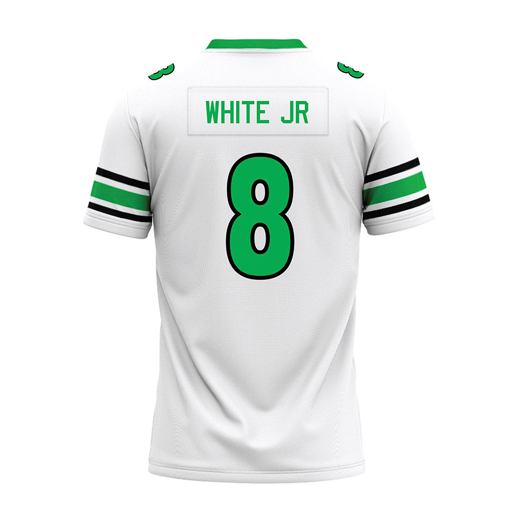 Marshall - NCAA Football : Sherone White Jr. - White Premium Football Jersey-1