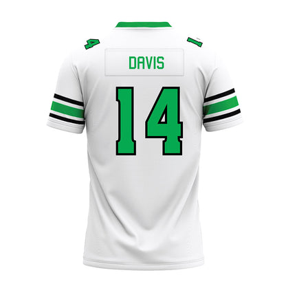 Marshall - NCAA Football : Philipp Davis - White Premium Football Jersey-1