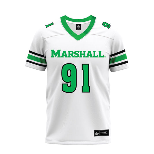 Marshall - NCAA Football : Cooper Heimbach - White Premium Football Jersey-0