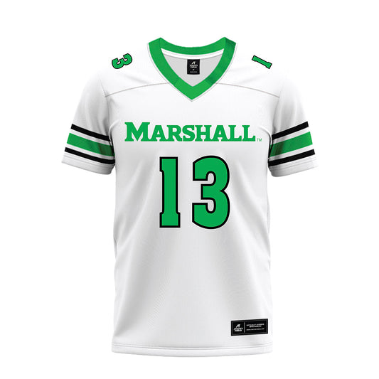 Marshall - NCAA Football : Adrian Norton - White Premium Football Jersey-0