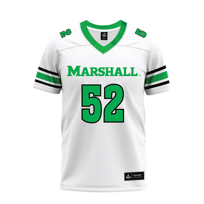 Marshall - NCAA Football : Mikailin Warren - White Premium Football Jersey-0
