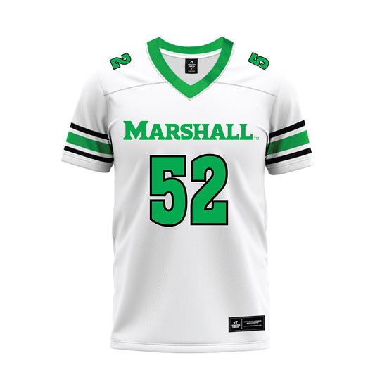 Marshall - NCAA Football : Mikailin Warren - White Premium Football Jersey-0