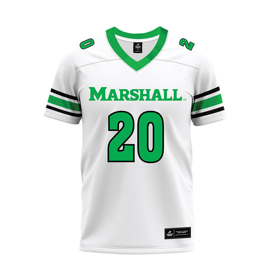 Marshall - NCAA Football : Owen Sweeney - White Premium Football Jersey-0